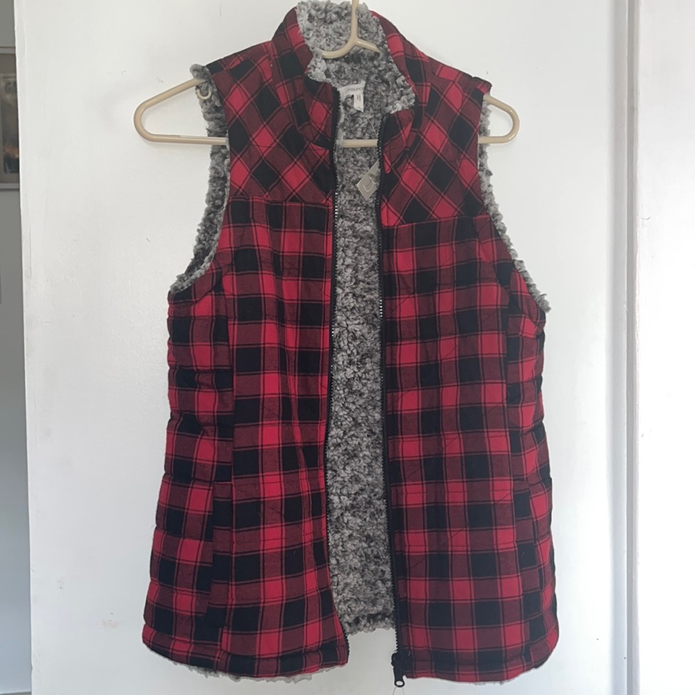 NWT Reversible Sherpa Vest